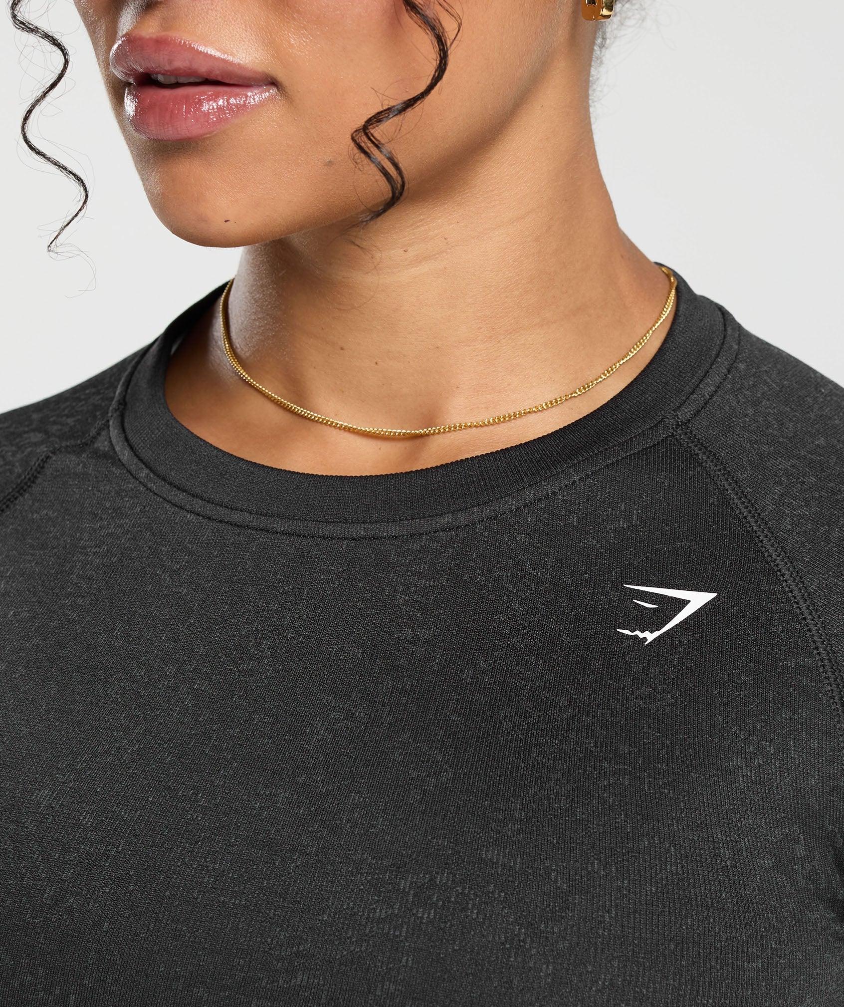 Gymshark Adapt Fleck Seamless Long Sleeve Crop Top